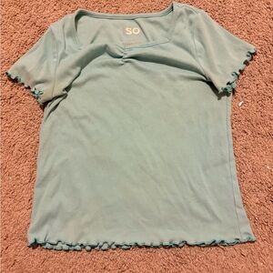 SO Women's Teal Short Sleeve Top
